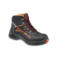 Produktbild von Steitz Secura - Sicherheitsstiefel VX 7600 ESD, S3 SRC, schwarz/orange, NB, Grö