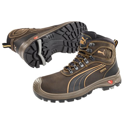 Produktbild von Puma Safety - Sicherheitsstiefel Sierra Nevada Mid, S3 HRO SRC, braun, W11, Grö