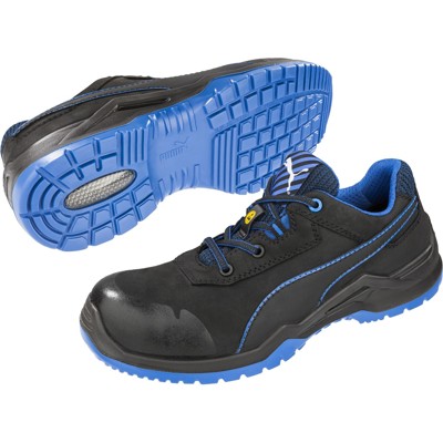 Produktbild von Puma Safety - Sicherheitshalbschuh Argon Blue Low, S3 ESD SRC, schwarz, Größe 4