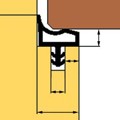 Produktbild von TRELLEBORG - Zimmertür-Dichtung,L3002,TSP-Flex weiß