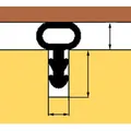 TRELLEBORG FT-Schlauchdichtung, SC414, zum Einnuten, Silikon, schwarz Produktbild img2 S