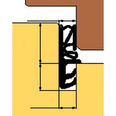 Produktbild von TRELLEBORG - Haustür-Dichtung,SH112,TSP-LAN beige