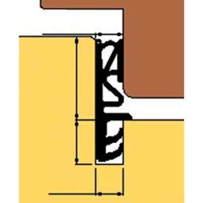 Produktbild von TRELLEBORG - Haustür-Dichtung,SH115,TSP-LAN weiß