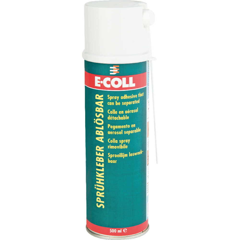 E-COLL Sprühkleber ablösbar silikonfrei, repostionierbar, 500ml Spraydose Produktbild img1 L