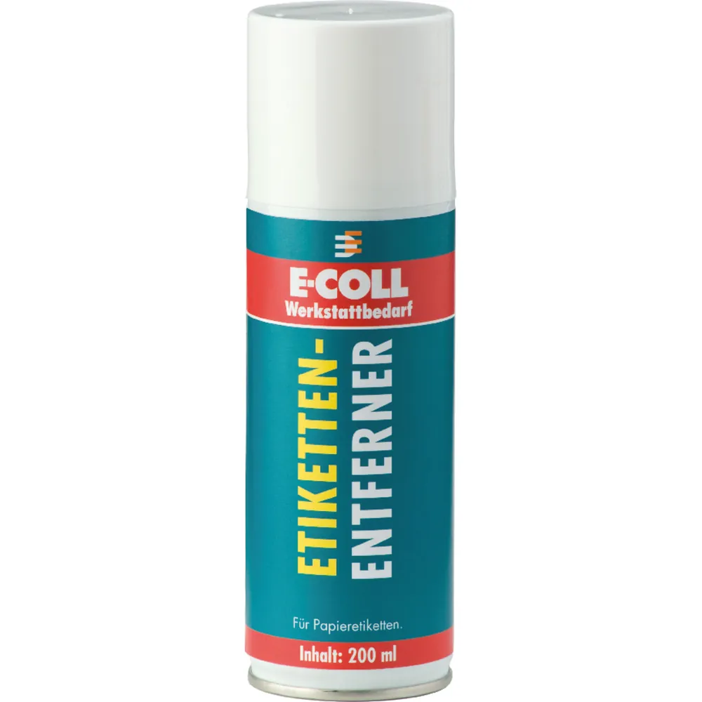 E-COLL Etikettenentferner frei von chlorierten Lösungsmitteln 200ml Spraydose Produktbild img2 L