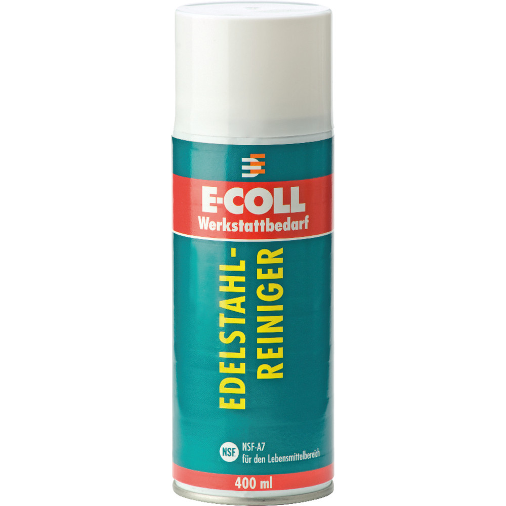 E-COLL Edelstahlreiniger mit NSF-A7 Lebensmittelbereiche Zulassung 400ml Dose Produktbild img2 L