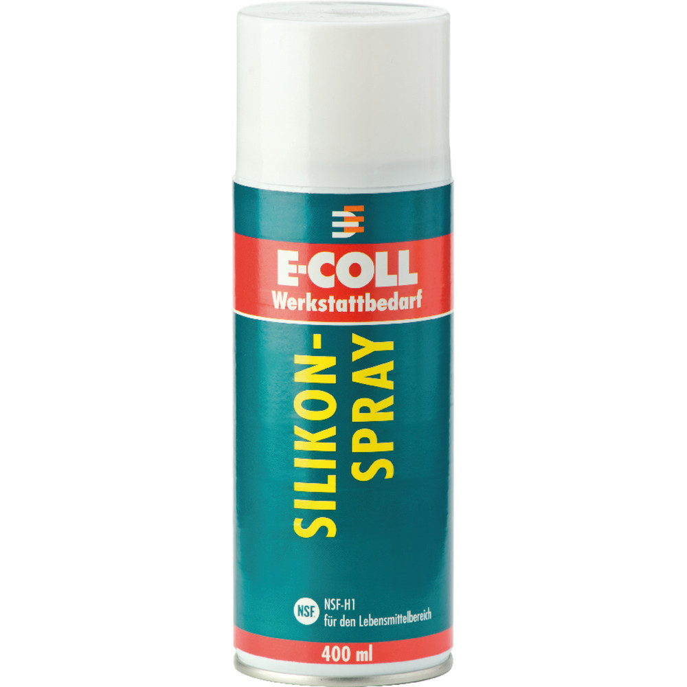 E-COLL Silikon-Spray NSF H1 lösemittelfrei Temperatur -50°C - 250°C 400ml Dose Produktbild img2 L