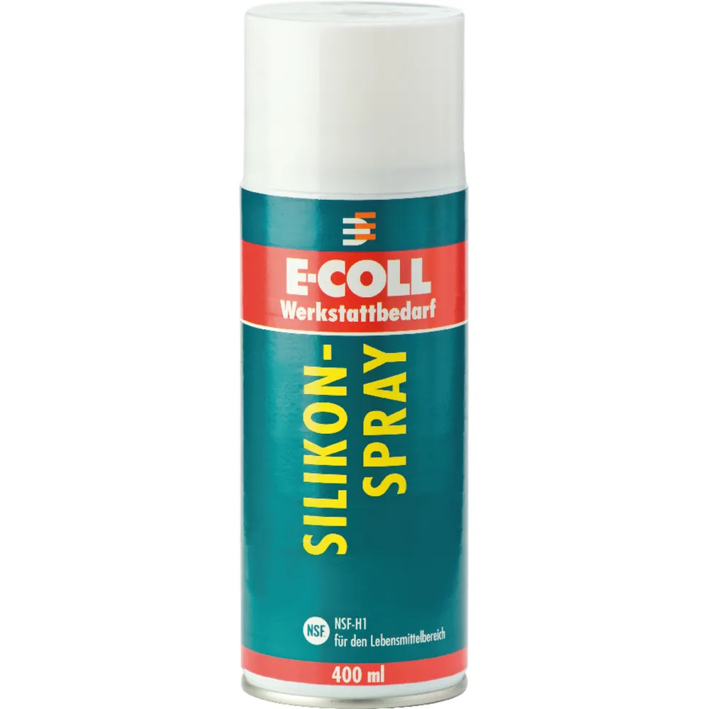 E-COLL Silikon-Spray NSF H1 lösemittelfrei Temperatur -50°C - 250°C 400ml Dose Produktbild img2 L