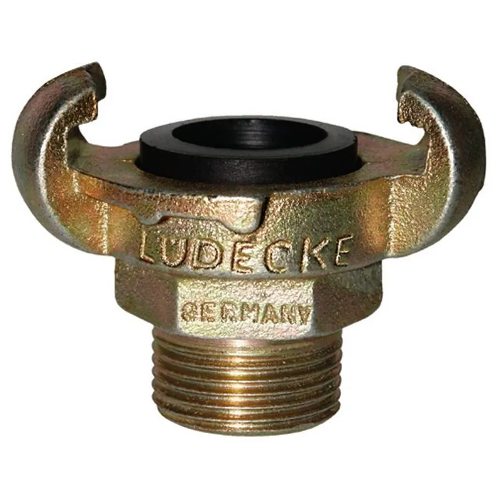 LÜDECKE Klauenkupplung starr, Temperguss, max. PN 10 bar, Außengewinde Produktbild img1 L