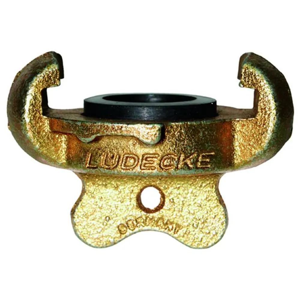 LÜDECKE Verschl.kupplung o. Kette, Temperguss, Dichtung: NBR, max. PN 10 bar, 42 mm Produktbild img1 L