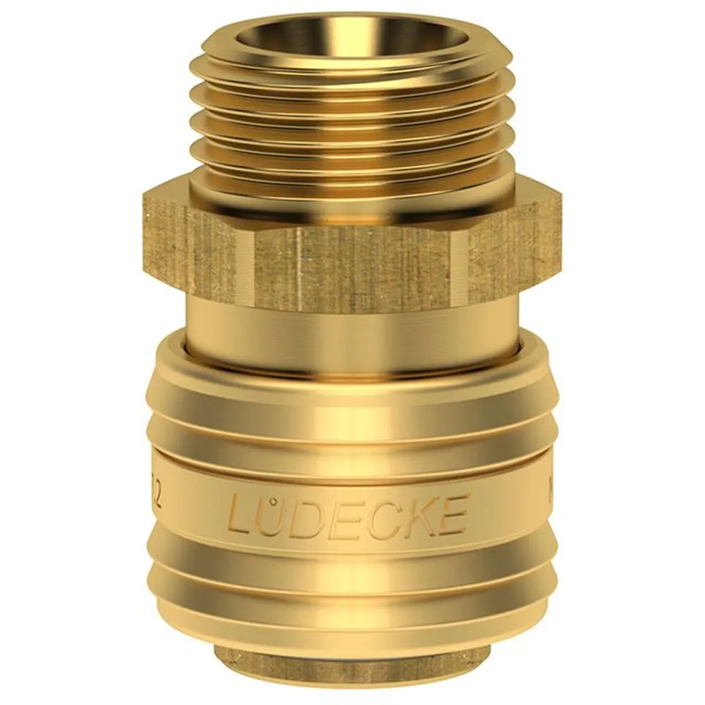 LÜDECKE Schnellverschlußkupplung AG Standard Serie ES-A Produktbild img1 L