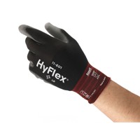 Produktbild von Ansell® - Mechanischer Schutzhandschuh HyFlex® 11-601, schwarz/grau, Größe 10 W