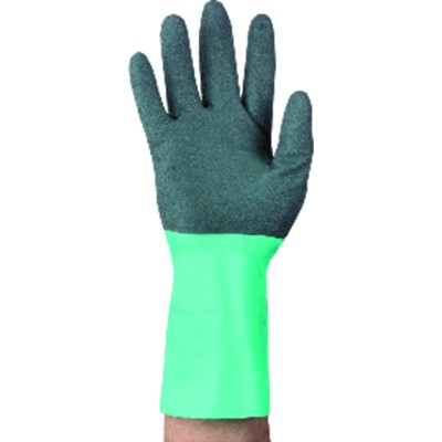 Produktbild von Ansell® - Handschuh AlphaTec 58-128 schwarz/grün, Größe 10