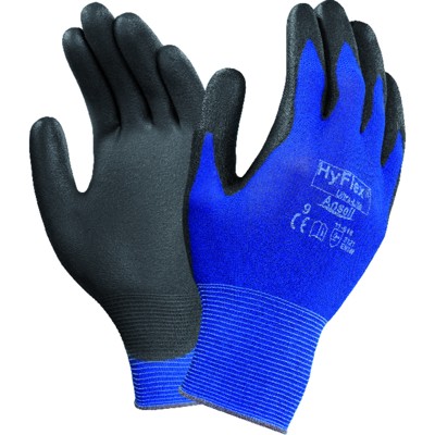 Produktbild von Ansell® - Mechanischer Schutzhandschuh HyFlex® 11-618, blau/schwarz, Größe 8