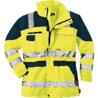 Produktbild von ELUTEX - Warnparka, warnorange/blau, Größe XXL