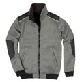 Produktbild von SCHEIBLER workwear - Strick-Blouson Piering, grau-meliert, Größe XL