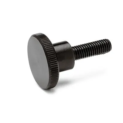 Produktbild von Ganter Norm® - Rändelschrauben, Stahl, brüniert, hohe Form (464-M5-6)
