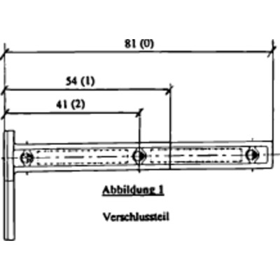 Produktbild von W&M - Universalblindzylinder UBZ -Variante 1-