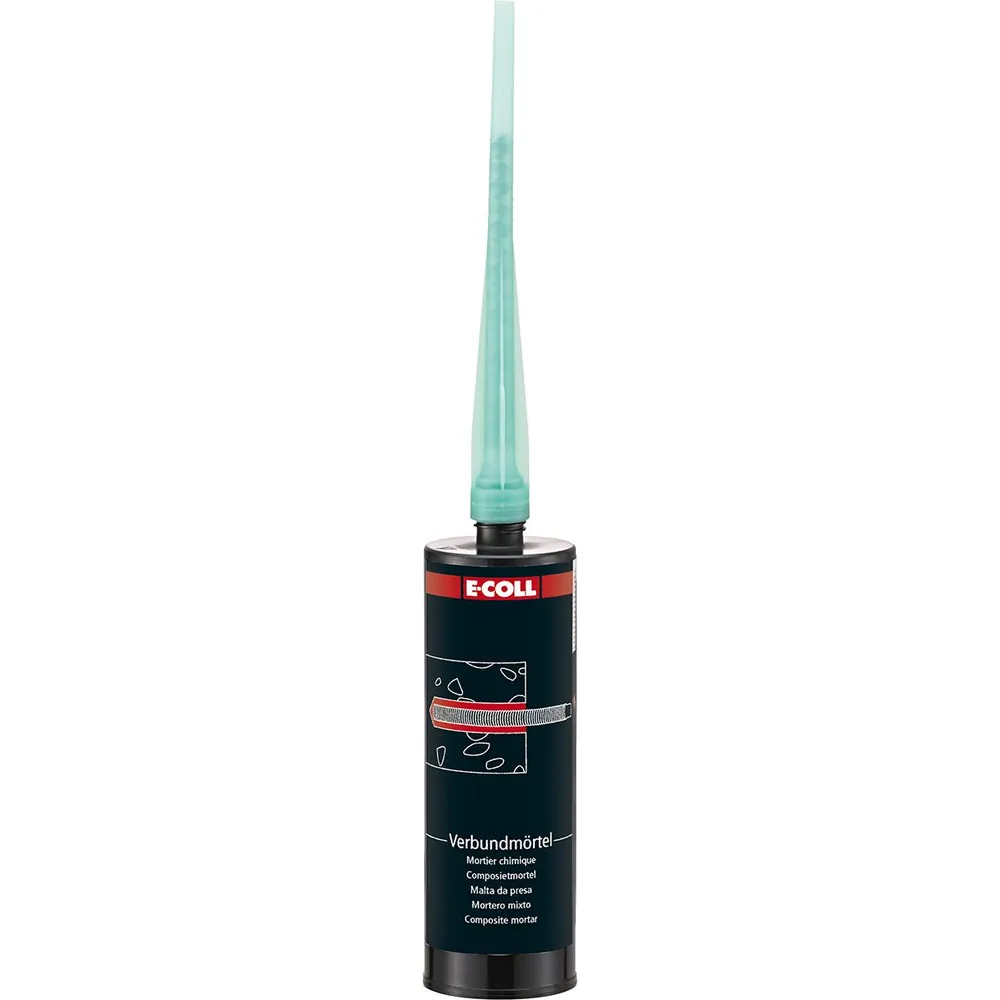 E-COLL Verbundmörtel styrolfrei 2-Komponenten Epoxiacrylharzmörtel 380ml Kart. Produktbild img3 L