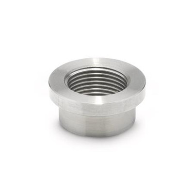 Produktbild von Ganter Norm® - Schweißmuffen, Edelstahl, mit und ohne Bund (7490-NI-G1/4-B)