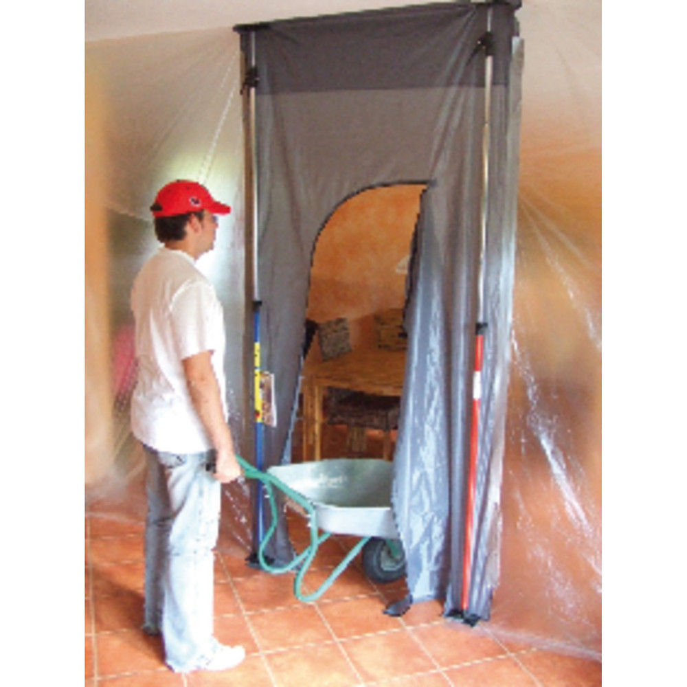 GLÜCK Staubschutztür 310 x 130 cm mit Klettverschluss Produktbild img1 L