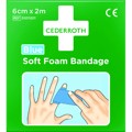 Produktbild von CEDERROTH - Schaumbandage blau 6cm x 2m, 1 Stück