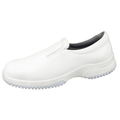 Produktbild von ABEBA® - Sicherheitshalbschuh uni6 1740, S2 SRC, weiß/grau, Größe 39