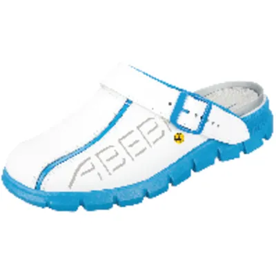 Produktbild von ABEBA® - Berufsclog Dynamic 37312, OB FO SRC ESD, weiß/blau, Größe 38