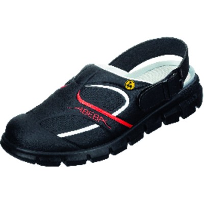 Produktbild von ABEBA® - Berufsclog Dynamic 37332, OB FO SRC ESD, schwarz/rot, Größe 41
