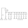 Produktbild von brennenstuhl® - Professional Gummi-Stromverteiler BSV 5 2m H07RN-F&nbsp;5G6,0 1xCEE3