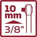 GEDORE red Umschaltknarre, 3/8", lang, 5° Rückschwenkwinkel, 180mm, 2K-Griff, R50000027 Produktbild img3 S