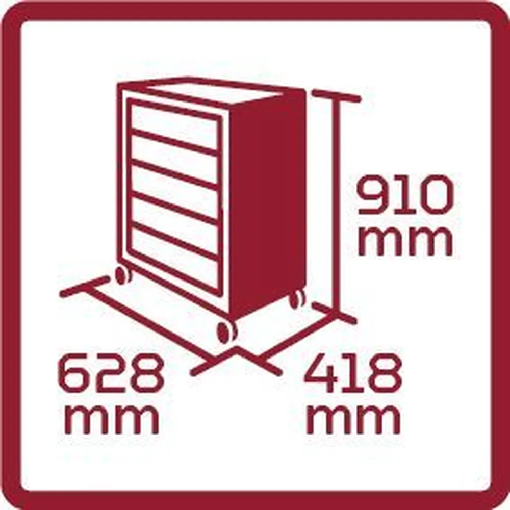 GEDORE R21562002 Werkzeugsatz im Werkstattwagen MECHANIC schwarz 166-teilig Produktbild img6 L