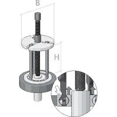 Produktbild von GEDORE - 1.92/1 Kugellagerabzieher PLUS, Größe 1