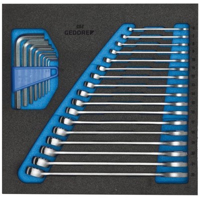 Produktbild von GEDORE - 1500 CT2-7 Ring-Maulschlüssel-Satz in Check-Tool-Modul