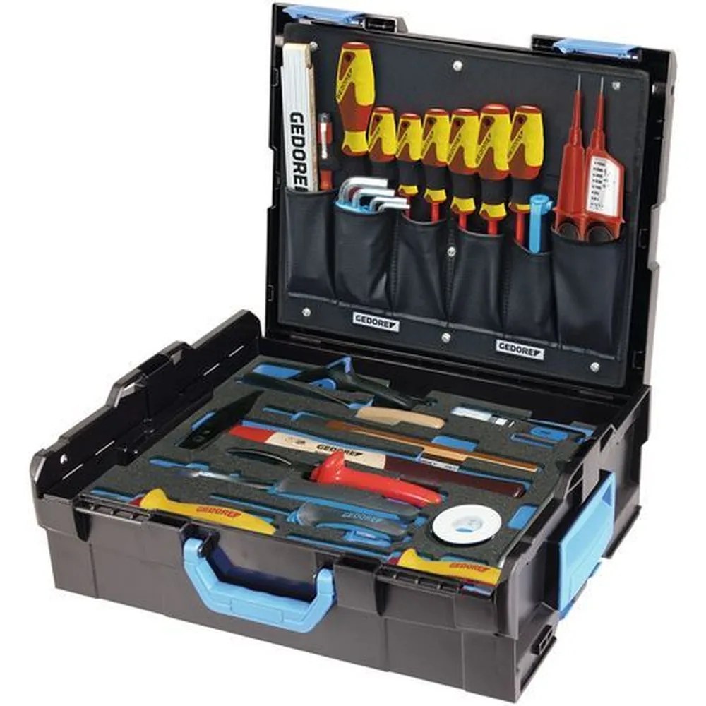 GEDORE Werkzeugkoffer L-BOXX 136 36-teilig, für Elektriker, Kunststoffkoffer, 1100-02 Produktbild img2 L