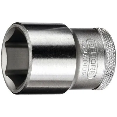 Produktbild von GEDORE - Steckschlüsseleinsatz, Nuss, 1/2", 6-kant, 9mm Weite, 19 9, verchromt
