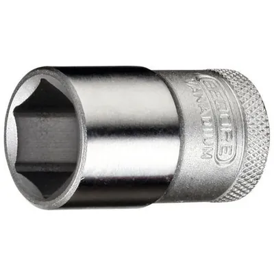 Produktbild von GEDORE - Steckschlüsseleinsatz, Nuss, 1/2", 6-kant, 9mm Weite, 19 9, verchromt