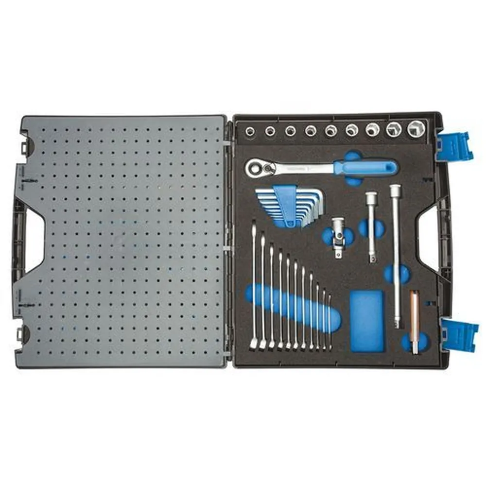 GEDORE Werkzeugkoffer TOURING, Set 49-teilig, für Haushalt, im Kunststoff-Koffer, 1000 Produktbild img2 L