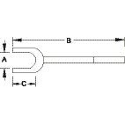 Produktbild von GEDORE - 1.70/2 Trenn- und Montagegabel 23 mm