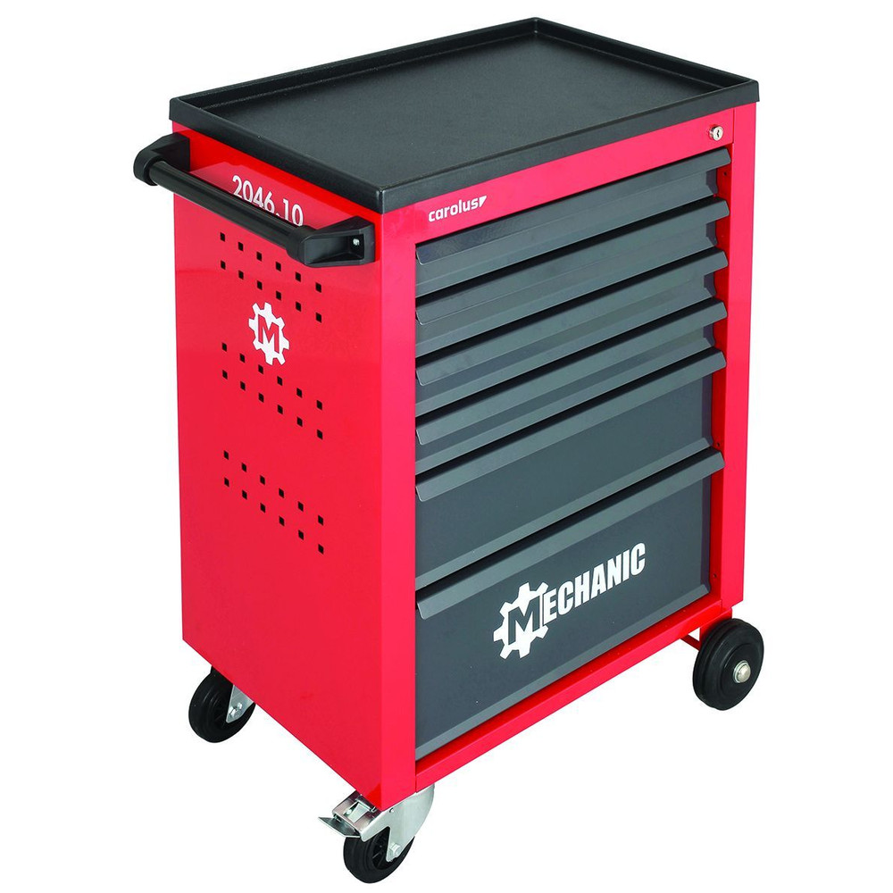 GEDORE red® Werkstattwagen MECHANIC 6 Schubladen, Stahlblech, leer, abschließbar R20150006 Produktbild img6 L