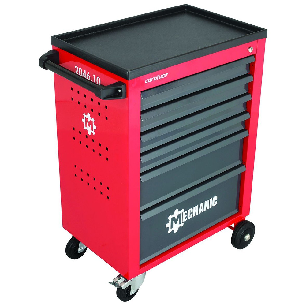 GEDORE red® Werkstattwagen MECHANIC 6 Schubladen, Stahlblech, leer, abschließbar R20150006 Produktbild img8 L