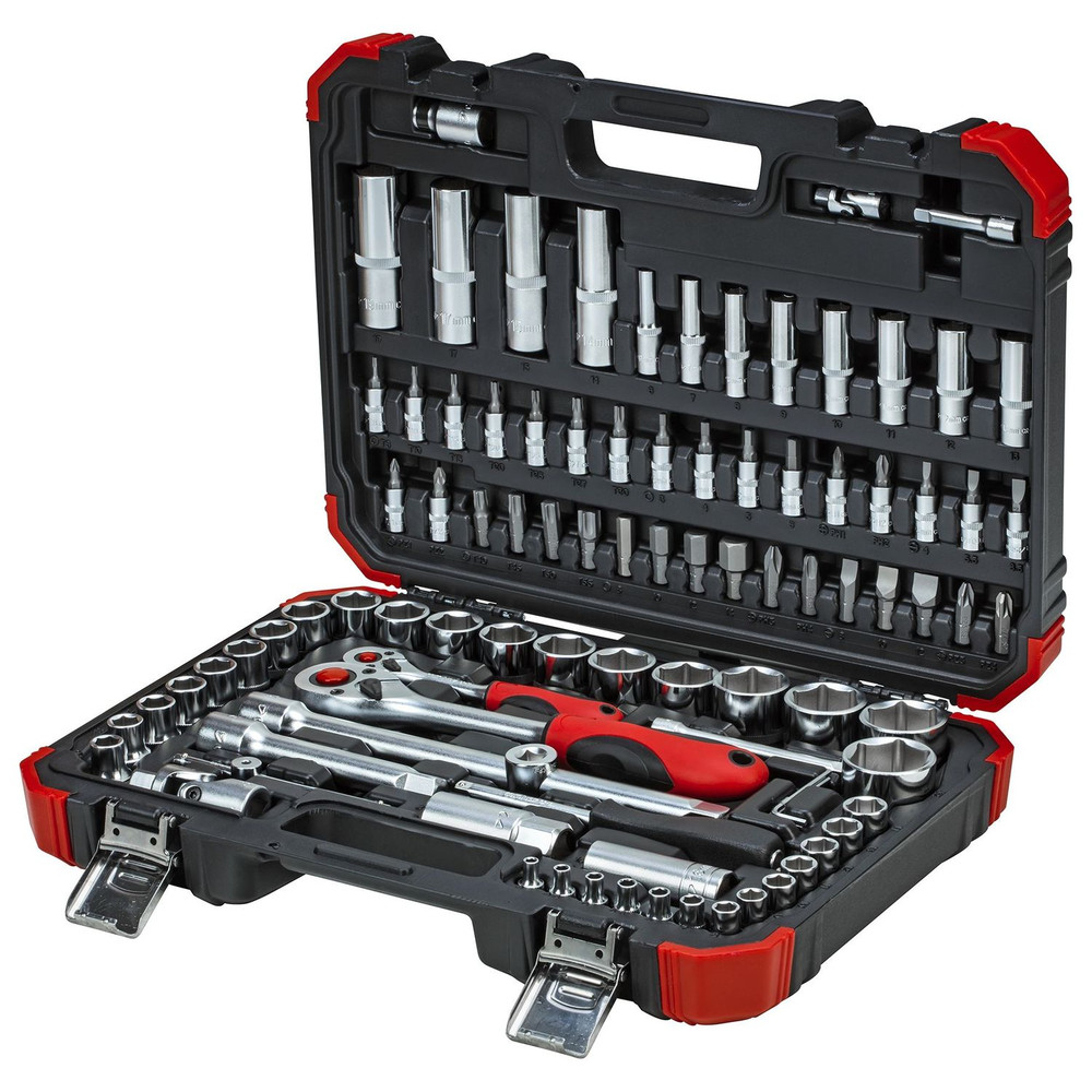 GEDORE red® Steckschlüsselsatz, 94-teilig, Umschaltknarren, Steckschlüssel und Bitsatz Produktbild img8 L