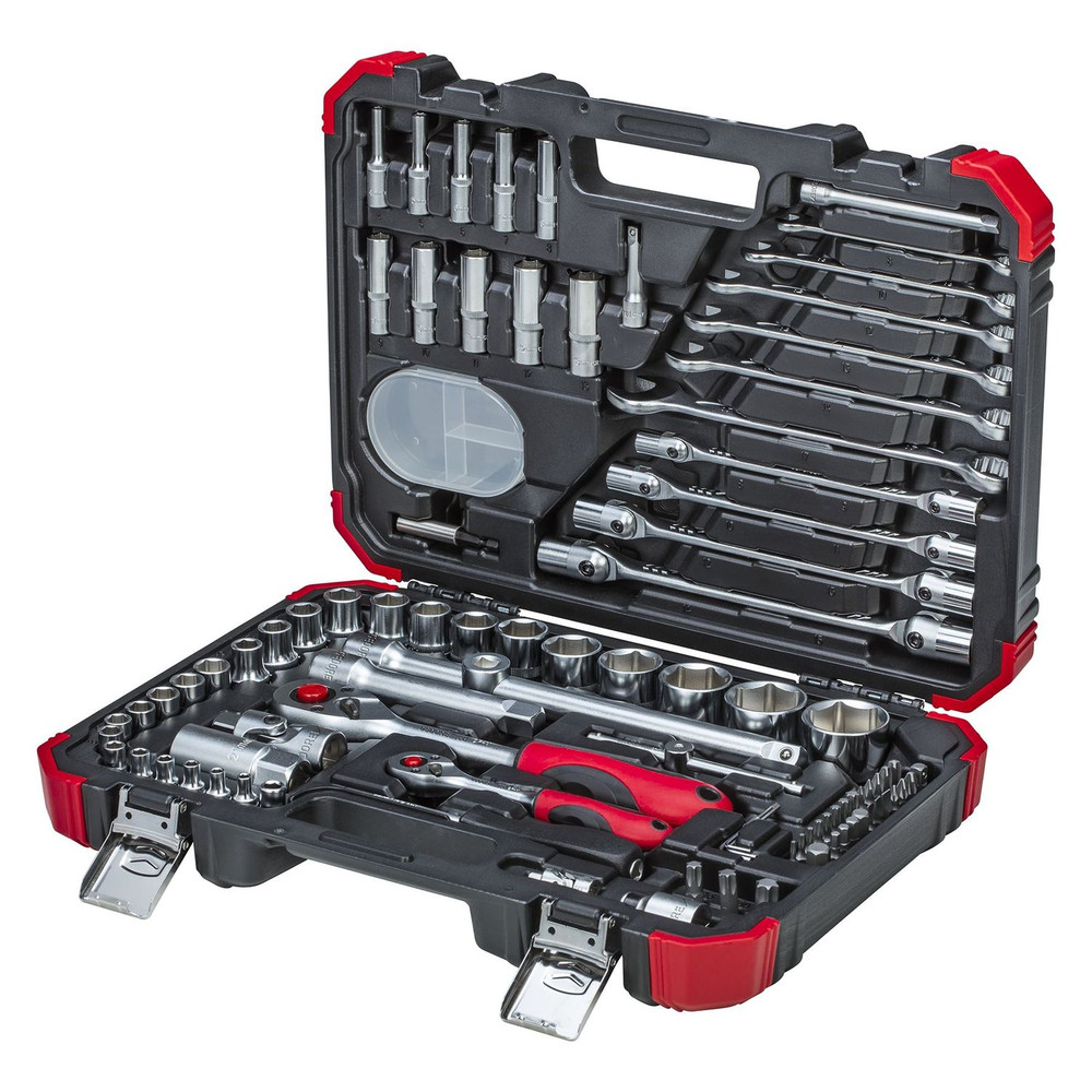 GEDORE red® Steckschlüsselsatz, 92-teilig, Umschaltknarren, Steckschlüssel und Bitsatz Produktbild img8 L