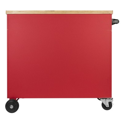 Produktbild von GEDORE red® - Werkstattwagen MECHANIC PLUSwagen 6 Schubladen, Holzplatte, leer,