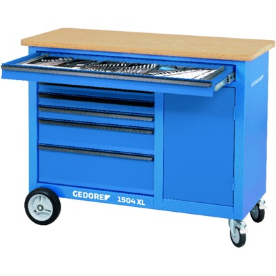 Produktbild von GEDORE - WHL-L7-TS-147 Werkzeugwagen workster highline mit 147-teiligen Werkzeu