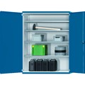 Produktbild von ANKE® - Schwerlastschrank B1485xT630xH1950mm, RAL7035/5010, 4 Fachböden