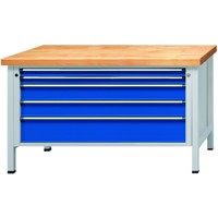 Produktbild von ANKE® - Kastenwerkbank 1500 29 VX 40mm Platte, 840 mm hoch 7035/5010