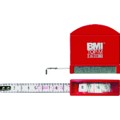 Produktbild von BMI® - Taschenbandmaß mit Sichtfenster, weiß 3m x 13mm