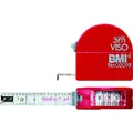 BMI Taschenbandmaß mit Sichtfenster 3m x 16mm mit Zirkelfunktion Produktbild