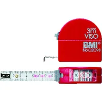 BMI Taschenbandmaß mit Sichtfenster 3m x 16mm mit Zirkelfunktion Produktbild